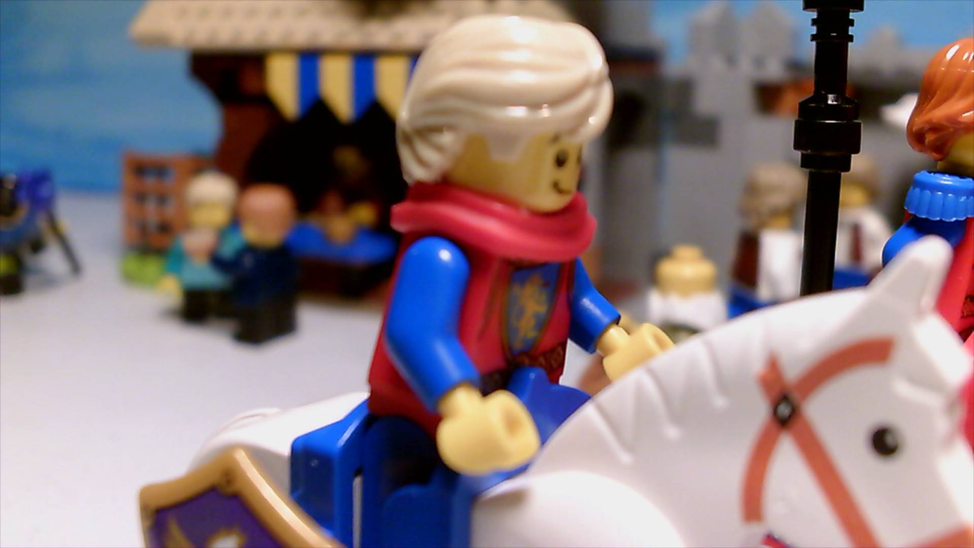 Minifig action frame